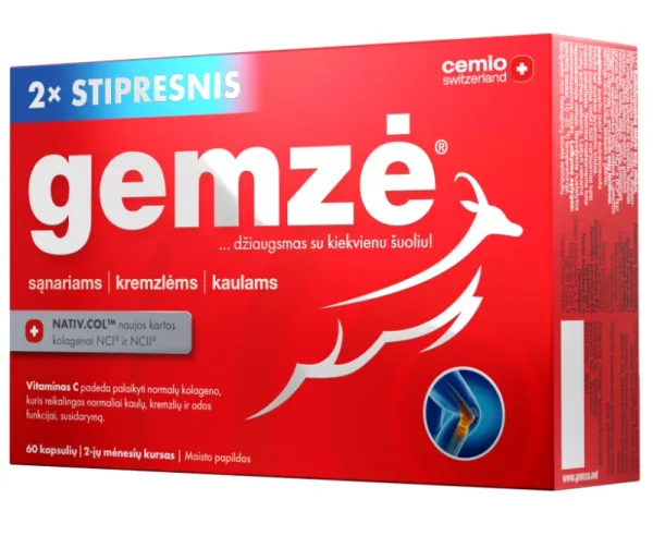 Maisto papildas CEMIO GEMZĖ 2x Stipresnis N60