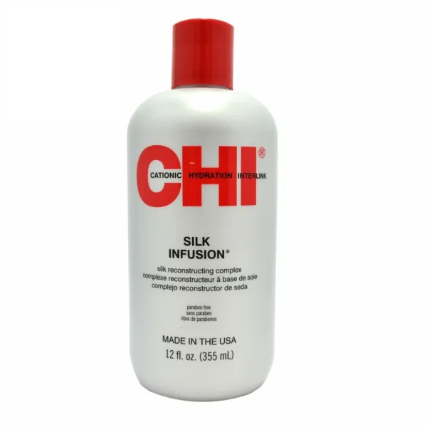 CHI Silk Infusion atstatanti priemonė plaukams su šilku 355ml