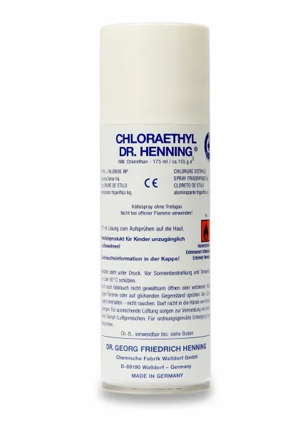 Šaldantis purškalas CHLORETHYL DR.HENNING 175ml
