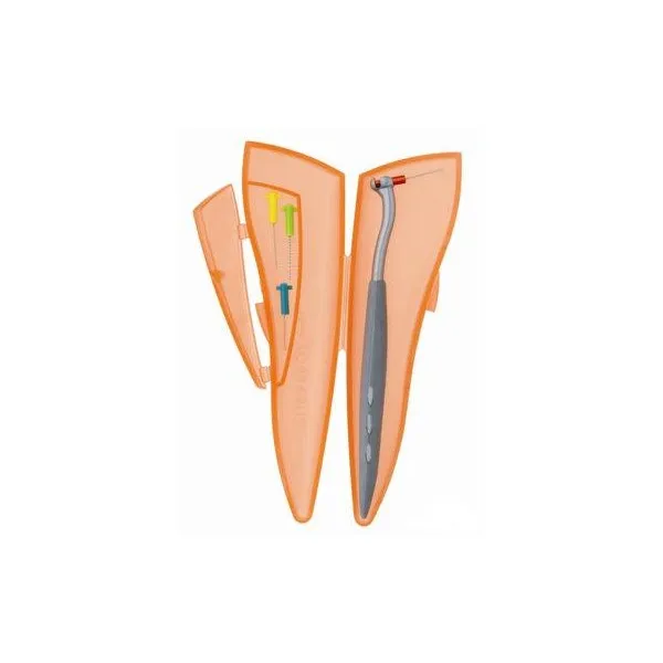 CURAPROX tarpdančių šepetėlių rinkinys su koteliu (CPS 457)