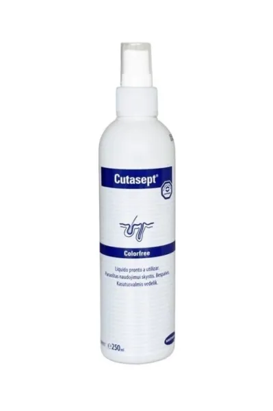 CUTASEPT colorfree bespalvis antiseptikas odai purškiamas skystis 250ml