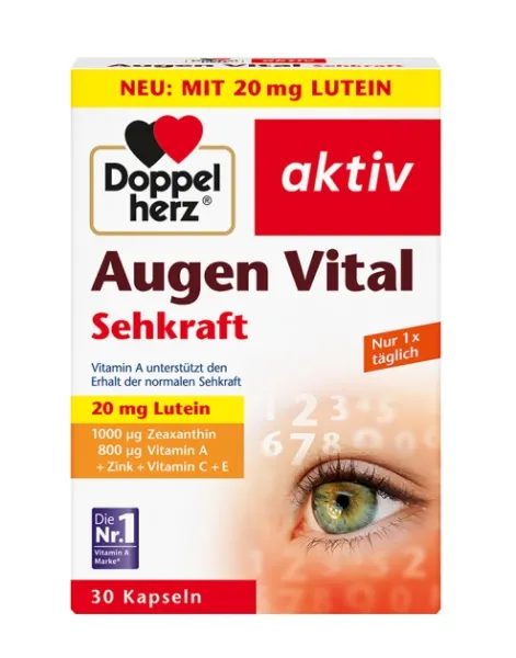 Maisto papildas DOPPELHERZ Augen vital kapsulės N30