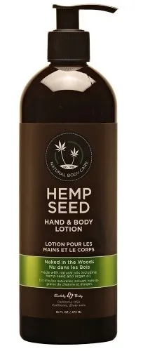 HEMP SEED rankų ir kūno pienelis Naked In The Woods 473ml