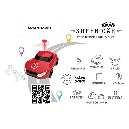 EVOLU kompresorinis inhaliatorius SUPER CAR
