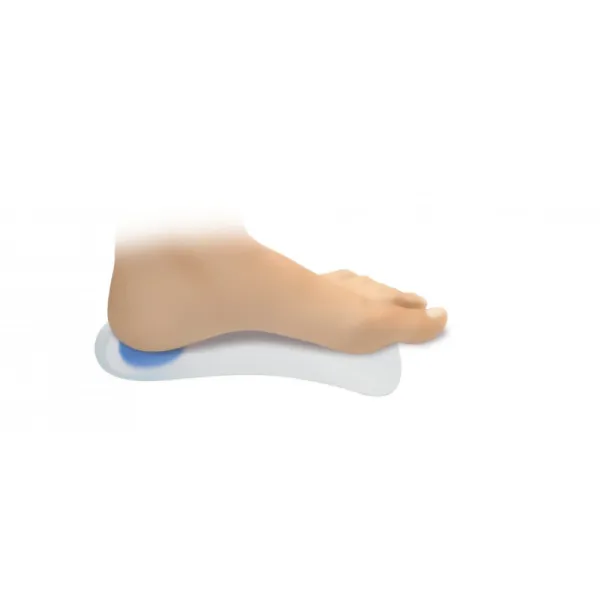 Silikoniniai ¾ avalynės įdėklai su išilginio skliauto pakelėju (2vnt.)