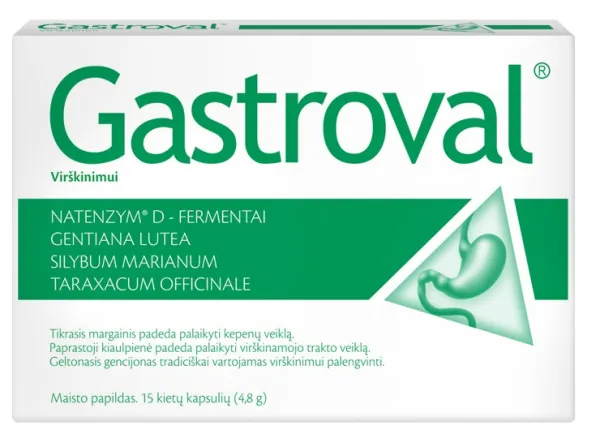 Maisto papildas GASTROVAL N15