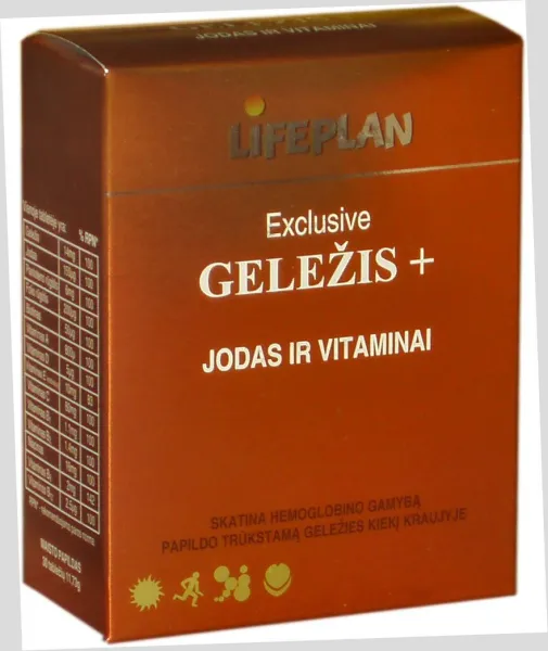 Geležis + jodas ir vitaminai N30