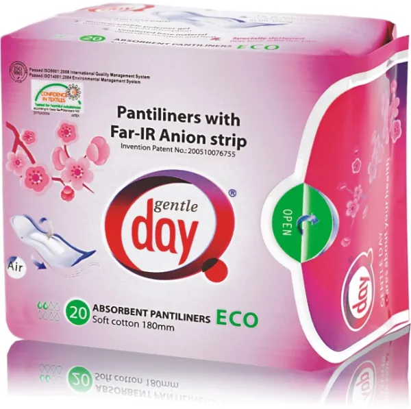 Sugeriantys įklotai su anijonų juostele GENTLE DAY Far-IR Anion N20