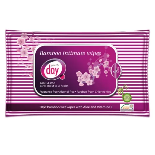 Drėgnos servetėlės intymiai higienai GENTLE DAY N10