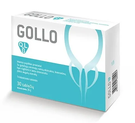 Maisto papildas GOLLO kompleksas prostatai tabletės N30
