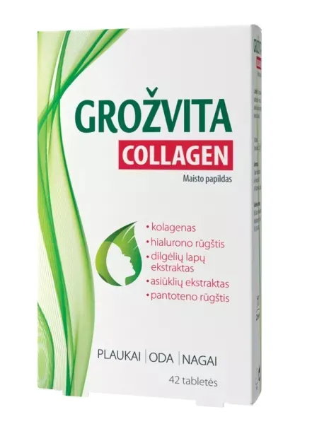 Maisto papildas GROŽVITA Collagen tabletės N42