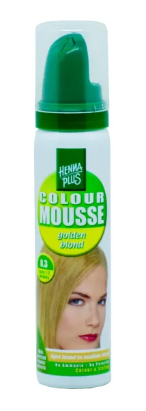HENNAPLUS Colour Mouse dažančios putos spalva aukso blondinė 8.3