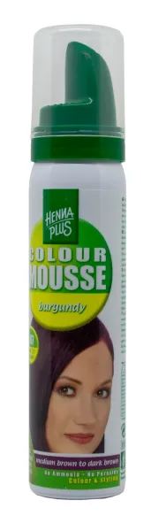 HENNAPLUS Colour Mouse dažančios putos spalva burgundiško vyno 3.67