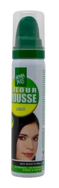HENNAPLUS Colour Mouse dažančios putos spalva juoda 1