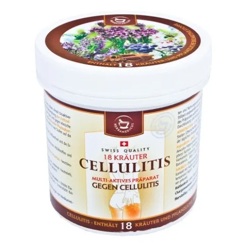 HERBAMEDICUS CELLULITIS balzamas „Apelsino žievelės“ efektui mažinti 250ml