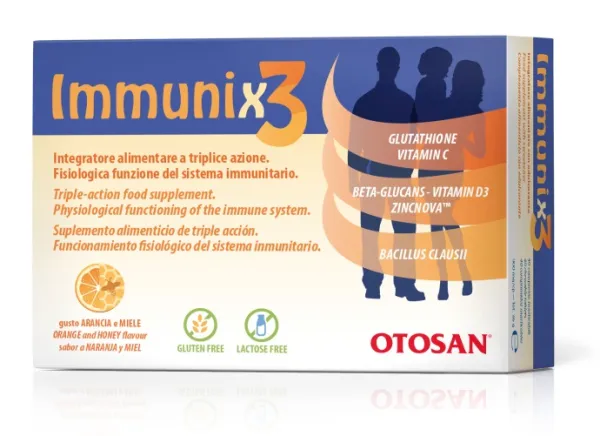 Maisto papildas IMMUNIX 3 N40 kramtomos tabletės