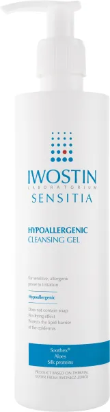 Prausimosi gelis alergiškai odai IWOSTIN SENSITIA 300ml