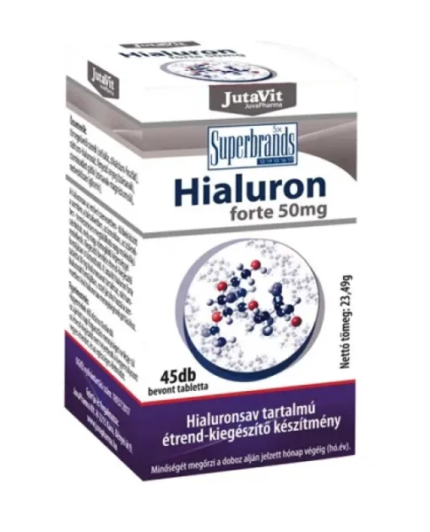 Maisto papildas JUTAVIT Hialurono rūgštis forte 50mg N45