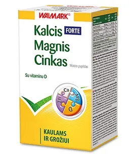 KALCIS-MAGNIS-CINKAS FORTE su vit. D3 N30