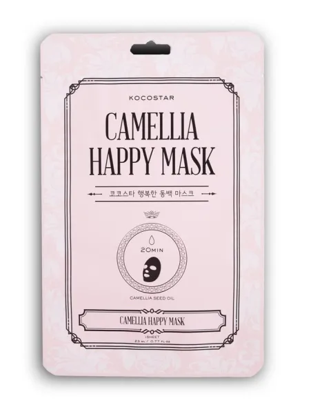 KOCOSTAR drėkinanti veido kaukė su kamelijomis (1 lakštas)