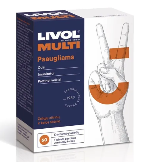 Maisto papildas paaugliams LIVOL MULTI TOTAL N60