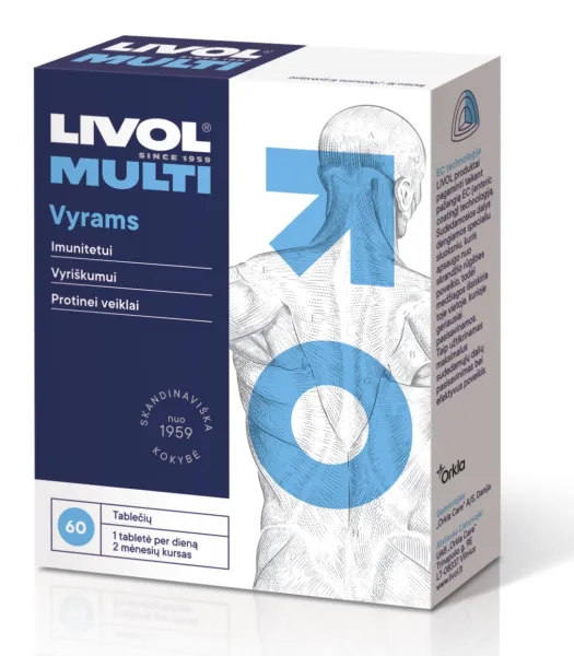 Maisto papildas vyrams LIVOL MULTI TOTAL N60