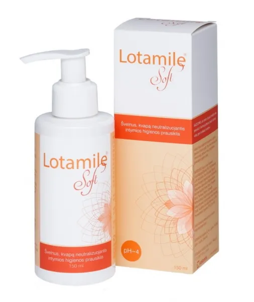 LOTAMILE Soft švelnus, kvapą neutralizuojantis intymios higienos prausiklis moterims 150ml