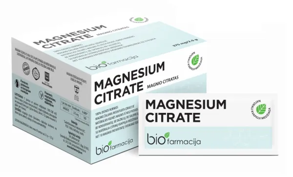 Maisto papildas MAGNESIUM CITRATE milteliai N50