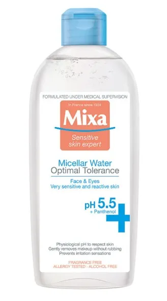 MIXA micelinis vanduo ypač jautriai odai 400ml