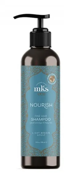 MKS ECO NOURISH SHAMPOO LIGHT BREEZE maitinantis šampūnas ploniems plaukams 296ml