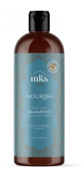 MKS ECO NOURISH SHAMPOO LIGHT BREEZE maitinantis šampūnas ploniems plaukams 739ml
