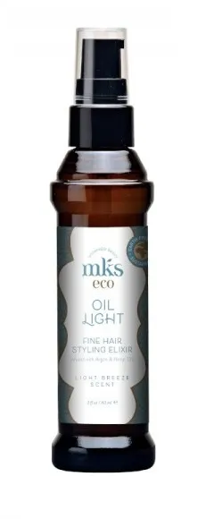 MKS ECO OIL LIGHT LIGHT BREEZE lengvas aliejus ploniems plaukams 60ml