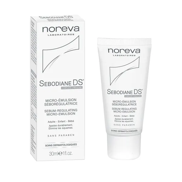 NOREVA SEBODIANE DS riebalų sekreciją reguliuojanti mikroemulsija 30ml