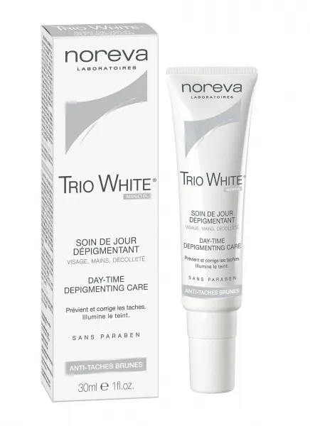 Dieninė depigmentuojanti priežiūros priemonė NOREVA TRIO WHITE 30ml