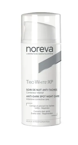 NOREVA TRIO WHITE naktinė intensyviai depigmentuojanti priežiūros priemonė 30ml