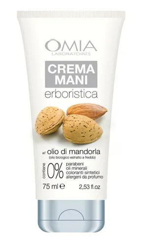 Natūralus kremas rankoms su migdolų aliejumi OMIA 75ml