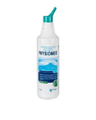 Izotoninis nosies purškalas (jūros vanduo) PHYSIOMER STRONG JET (stipri srovė) 210ml