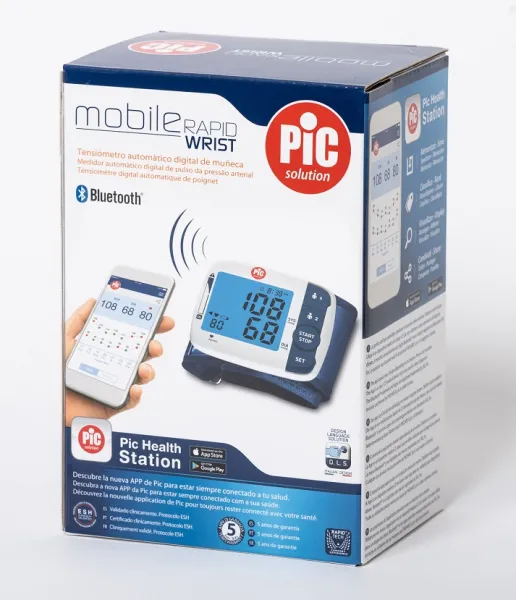 Kraujospūdžio matuoklis riešinis PIC MOBILE RAPID WRIST su BT