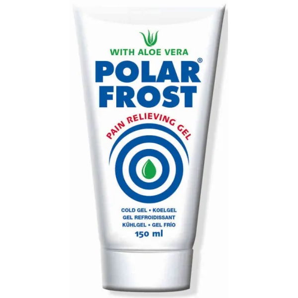 Šaldantis, skausmą mažinantis gelis su alijošiaus ekstraktu POLAR FROST 150ml