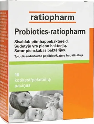 Maisto papildas PROBIOTICS-RATIOPHARM N10 (vaikams)