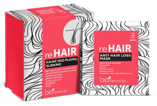 Kaukė galvos odai reHAIR nuo plaukų slinkimo milteliai N10