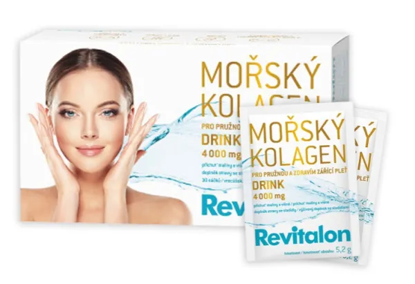 Maisto papildas REVITALON kolagenas jūrinis 4000mg 30 pak. (milteliai)
