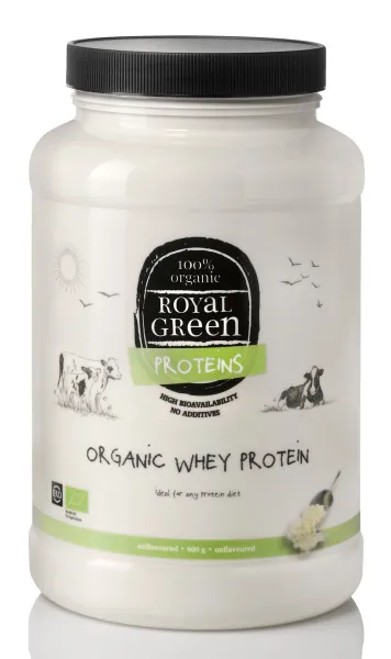 ROYAL GREEN BIO Išrūgų baltymai 600g