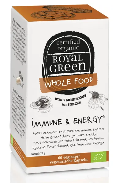 Maisto papildas ROYAL GREEN BIO Energija ir imunitetas N60