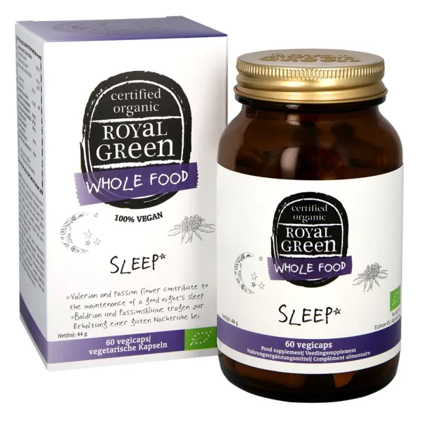 Maisto papildas ROYAL GREEN BIO Sleep N60