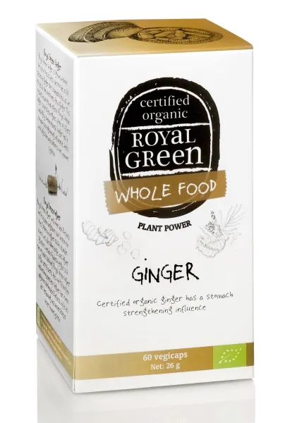 Maisto papildas ROYAL GREEN BIO Imbieras 335mg N60