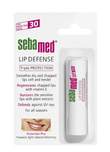 Apsauginis lūpų balzamas SEBAMED SPF30 4,8g