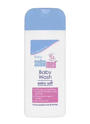 Švelnus prausiklis kūdikiams SEBAMED BABY 200ml