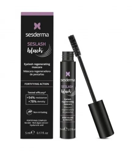 SESDERMA SESLASH blakstienas atkuriantis tušas (juodas) 5ml