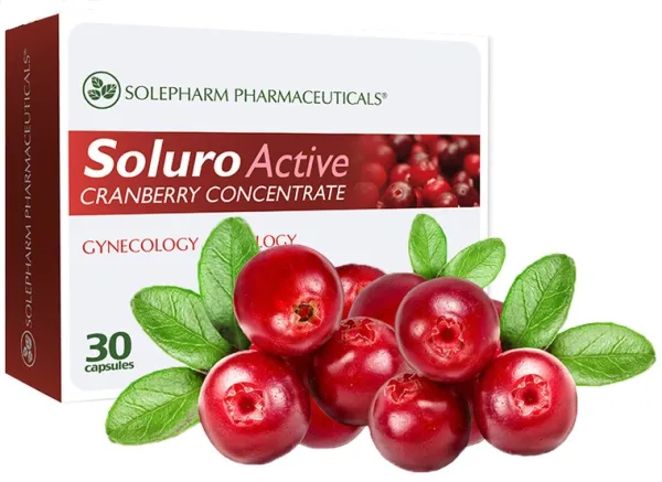Maisto papildas SOLURO Active Cranberry concentrate N30